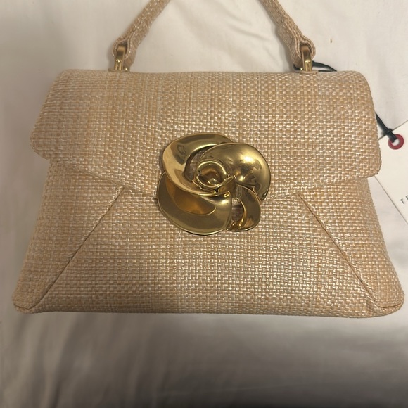 Ted Baker London rosette Gold Chain Shoulder Bag - Picture 6 of 7